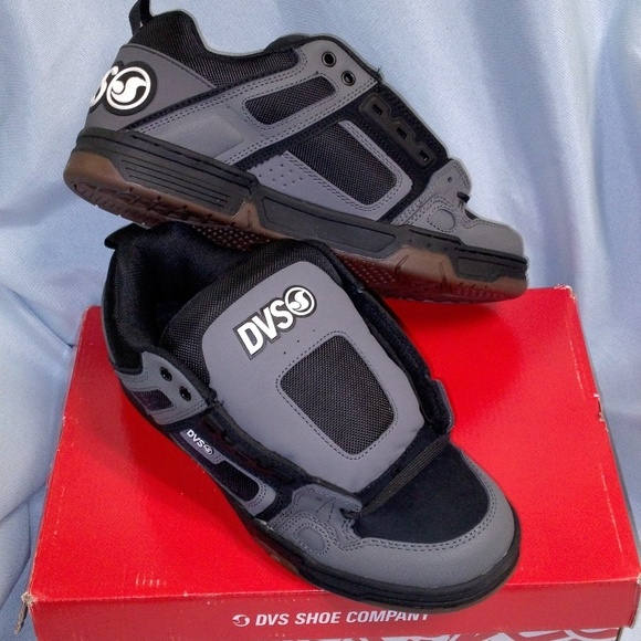 DVS Comache  Charcoal Black/Gum White Nubuck - Picture 2 of 8